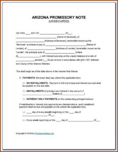 Ca Promissory Note Form