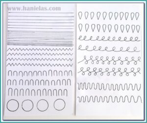 Cake Piping Templates
