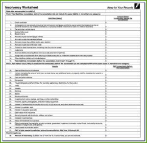 Cancellation Of Debt Form 1099 C Taxable Income