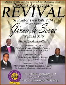 Church Revival Flyer Template Free