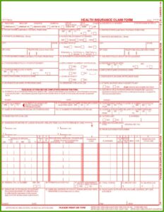 Cms 1500 Claim Form Printable Free