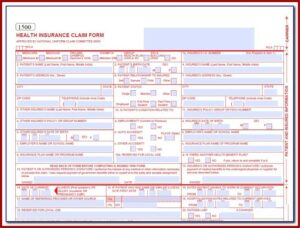 Cms 1500 Health Insurance Claim Form (0212)