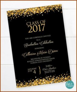 College Graduation Invitations Templates