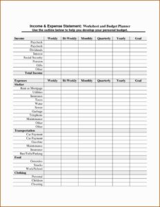 Consolidated Financial Statement Template
