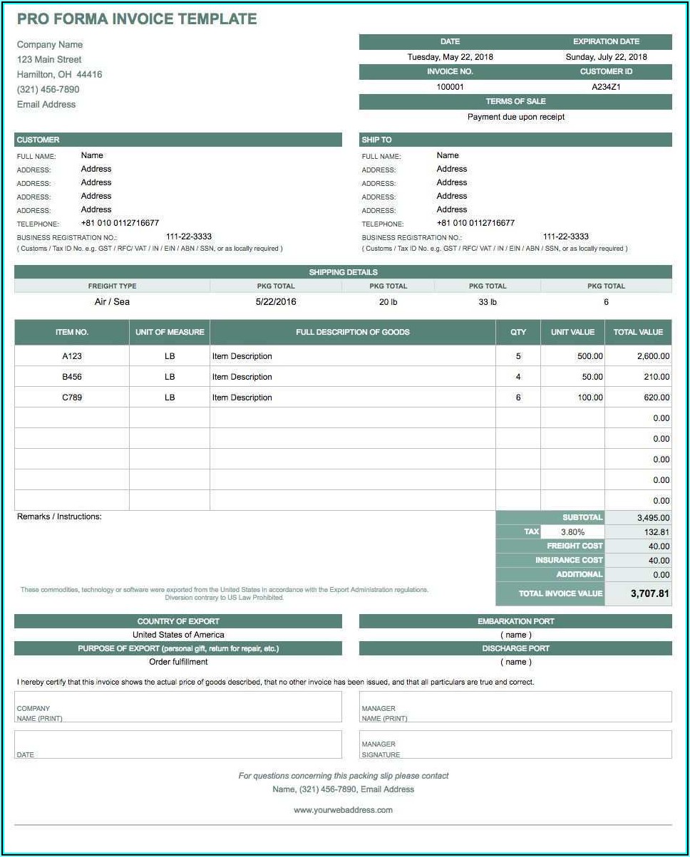 Consulting Invoice Template Google Docs