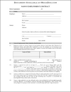 Contractor Contract Template Ontario