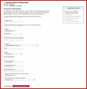 Costco Online Application Form Employment