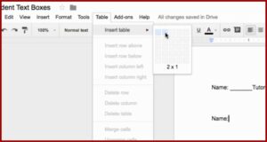 Creating A Fillable Form In Google Docs