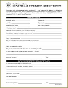Cyber Security Incident Report Template Word
