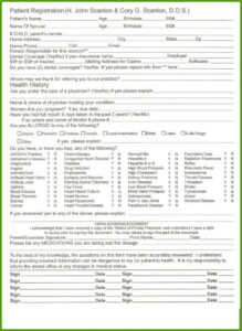Dental Patient Consent Form Template