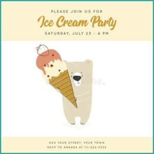 Dessert Party Invitation Template