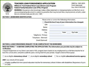 Disability Form For Student Loan Forgiveness