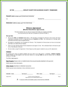 Divorce Forms Franklin County Ohio