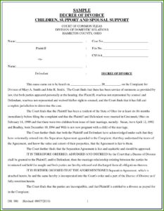 Divorce Paperwork Texas
