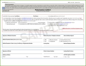 Dot Medical Exam Forms