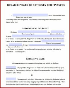 Durable Medical Power Of Attorney Form Michigan