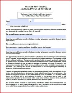 Durable Power Of Attorney Form Virginia