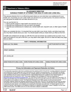Durable Power Of Attorney Form Virginia Free