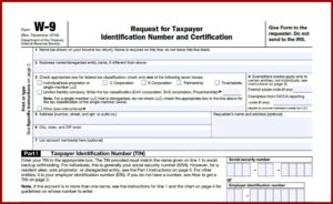 Electronic Signature W9 Form