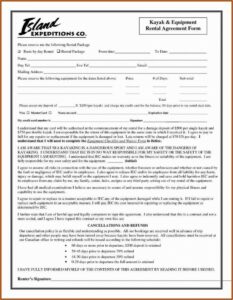 Equipment Lease Agreement Template