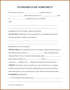 Equipment Lease Agreement Template Nz