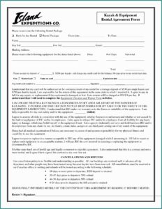 Equipment Rental Contract Template