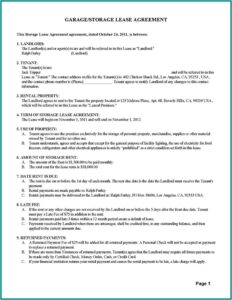 Equipment Rental Contract Template Free
