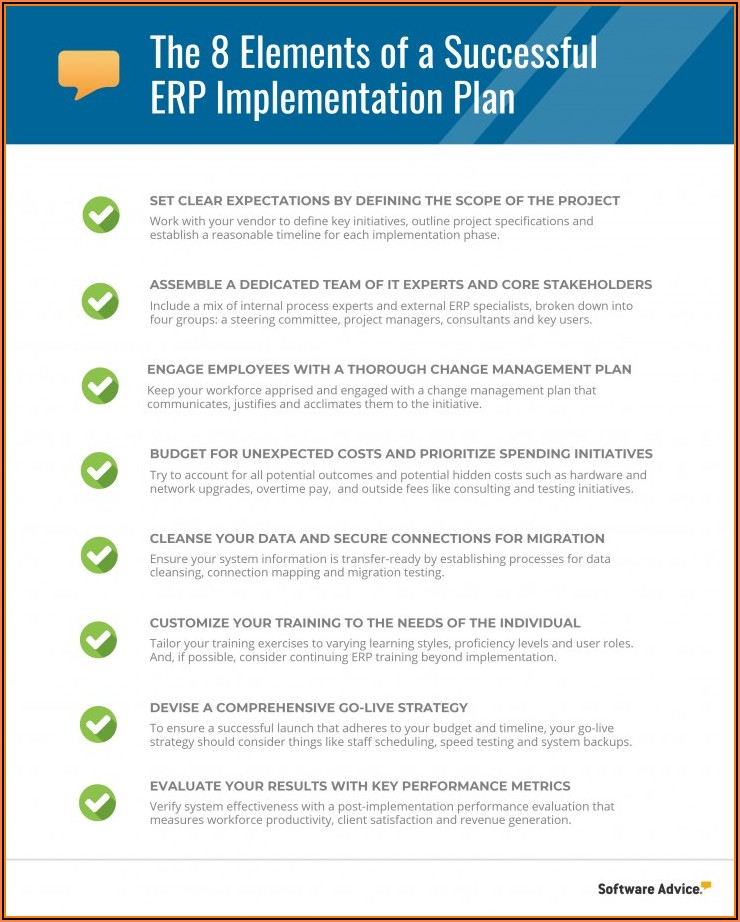 Erp Implementation Project Plan Template Excel