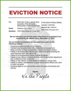 Eviction Notices Forms