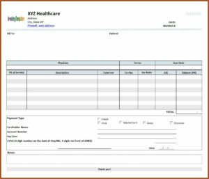 Excel Invoice Templates Free Download