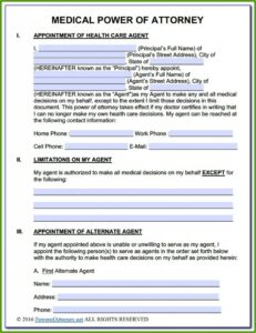 Fillable Power Of Attorney Form Ontario