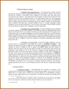 First Right Of Refusal Contract Template