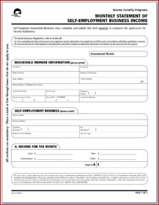 Free Blank Profit And Loss Form