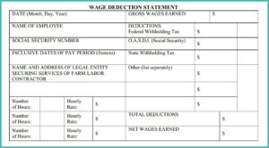 Free Canadian Pay Stub Template Excel