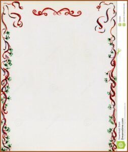 Free Christian Christmas Stationery Templates For Word