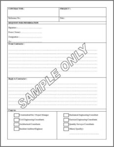 Free Construction Submittal Form Template