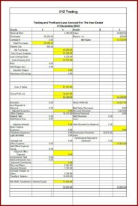 Free Download Excel Profit And Loss Template