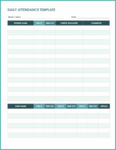 Free Employee Time Off Tracker Template