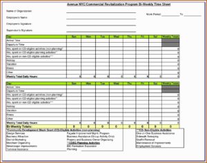 Free Excel Timesheet Template Multiple Employees With Breaks