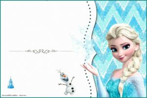 Free Frozen Invitation Template