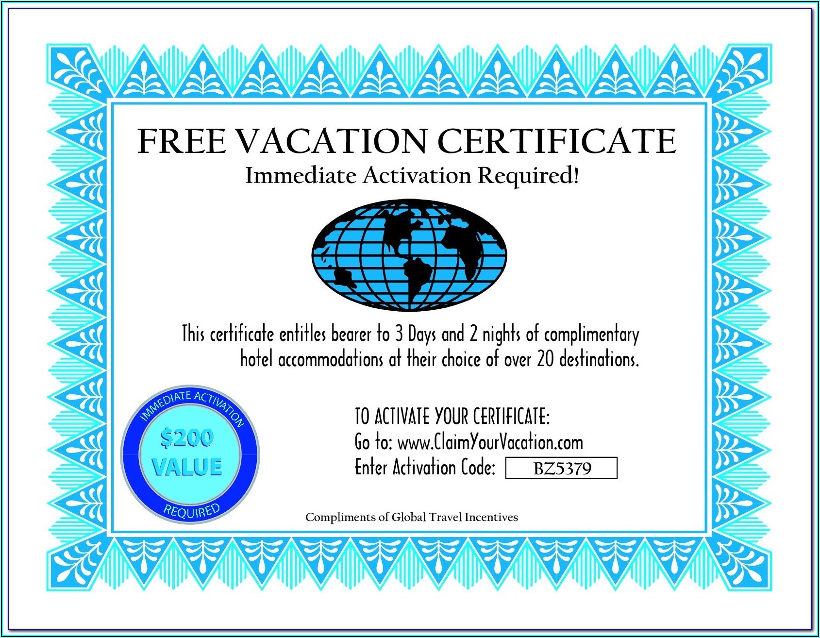 Free Hair Salon Gift Certificate Template Word
