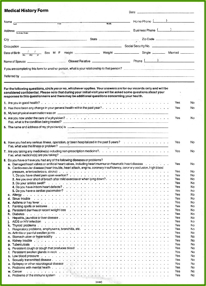 Free Medical Authorization Form Template