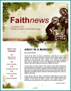 Free Ms Publisher Newsletter Templates