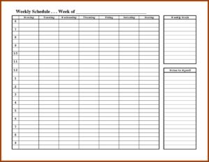 Free Multiple Employee Schedule Template