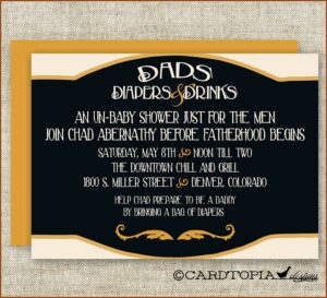 Free Printable Baby Shower Diaper Invitation Templates