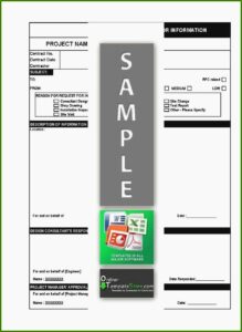 Free Rfi Form Template