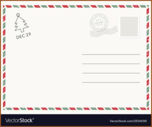 Free Template Postcard