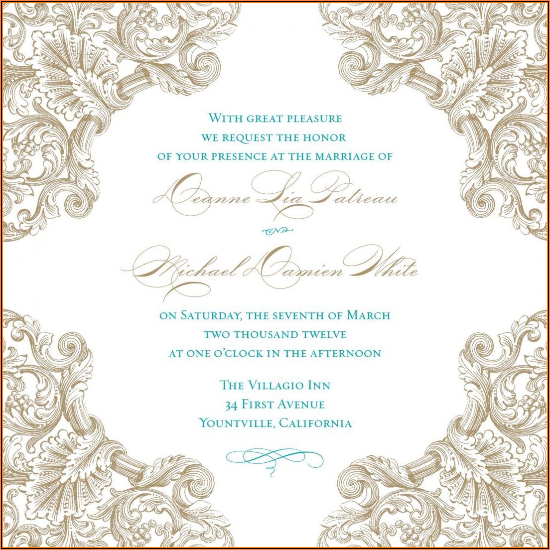 Free Wedding Shower Invitation Templates For Word