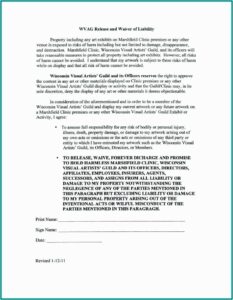 Free Yoga Liability Waiver Form