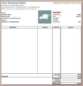Freight Damage Claim Form Template